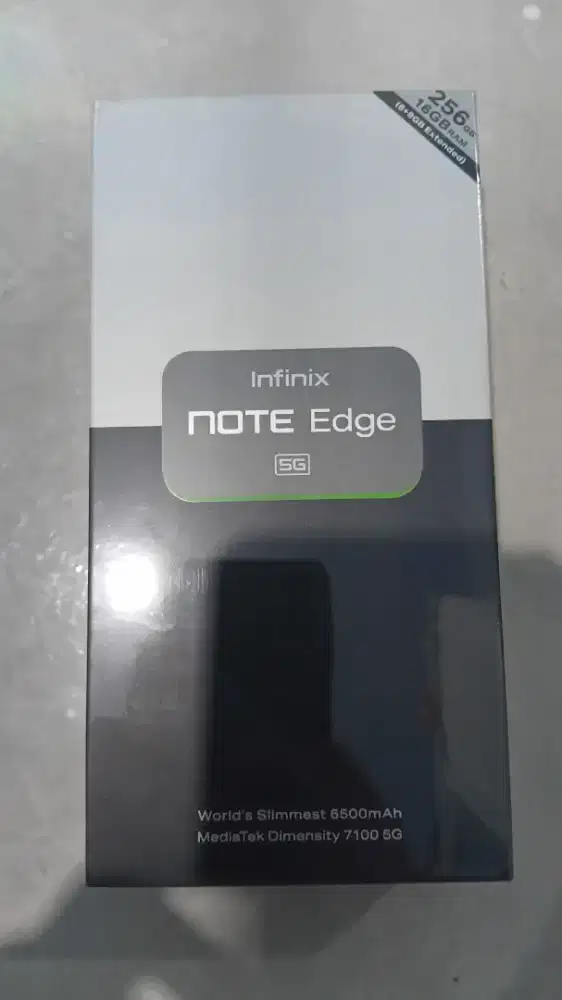 Infinix Note Edge 5G Hitam 8/256Gb