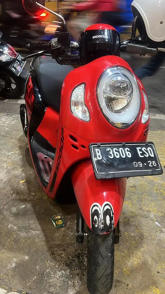 Scoopy 2021 Mesin Sehat Pajak Hidup Lecet Pemakaian