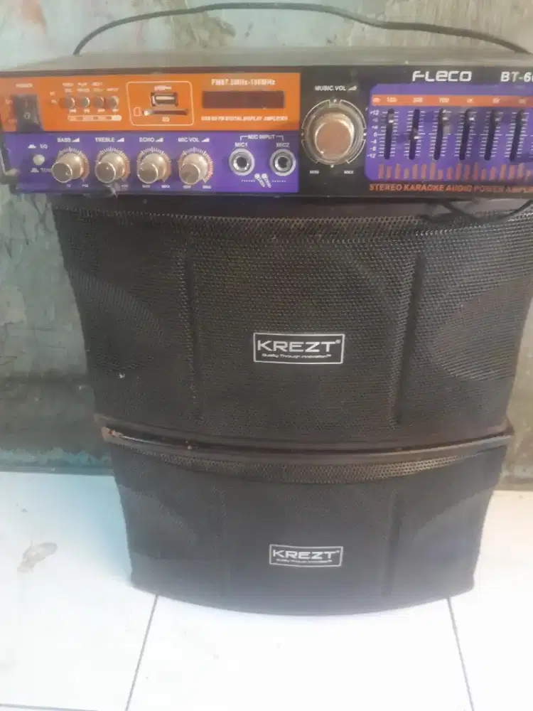 jual sound merk Krezt( mau pindahan rumah)