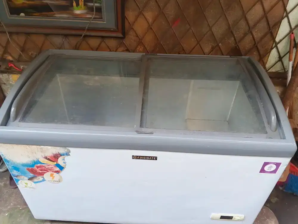 Freezer Box Sliding Kaca 300 Liter
