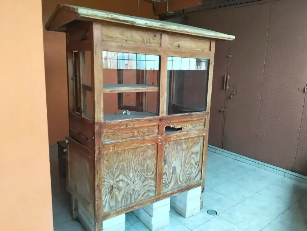 Gerobak soto tanpa roda