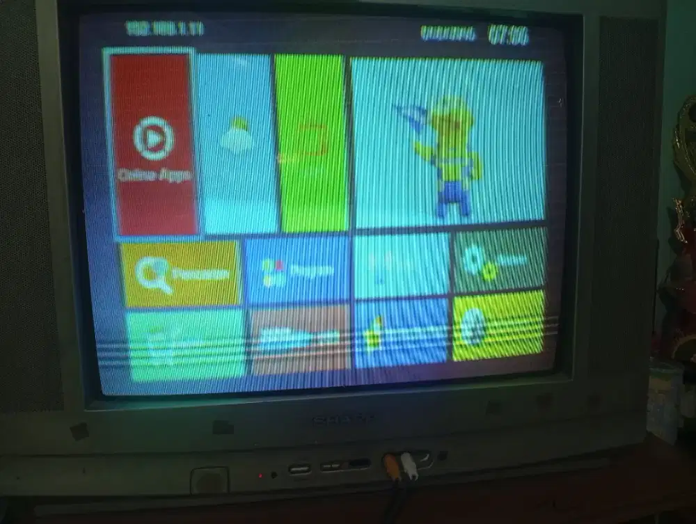 Jual TV tabung Bekas 21 inchi Sharp