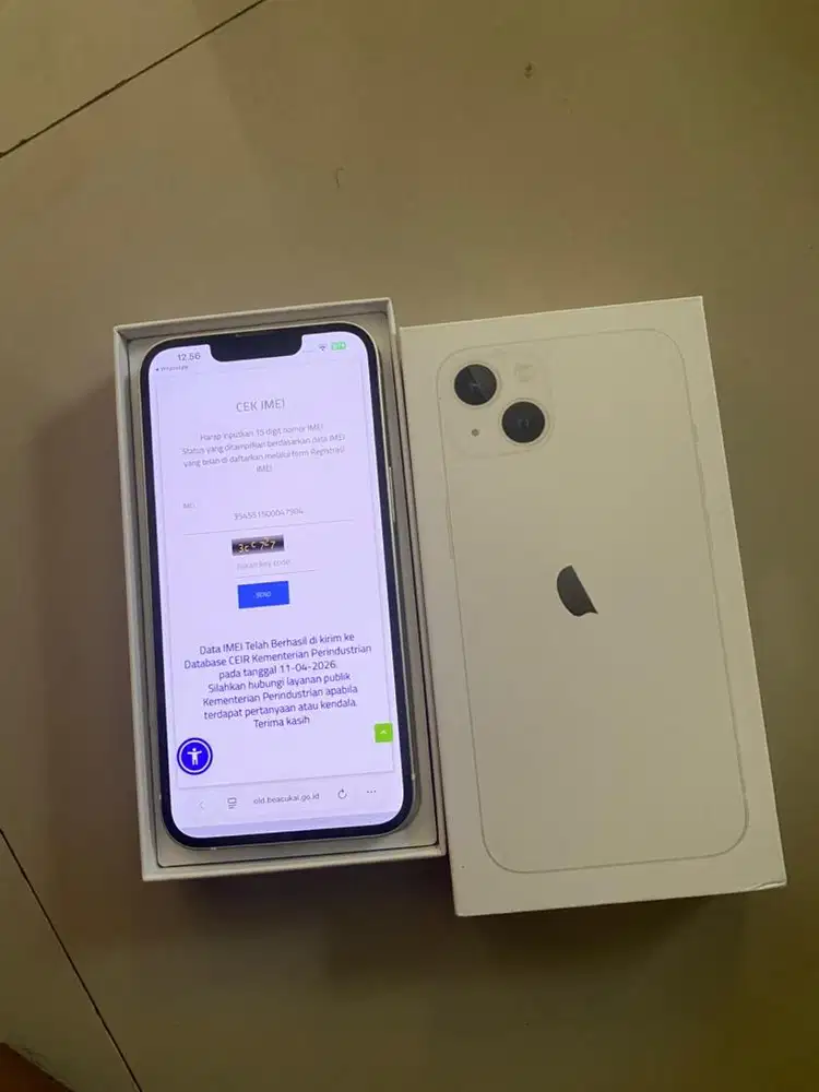 Iphone 13 128 beacukai resmi