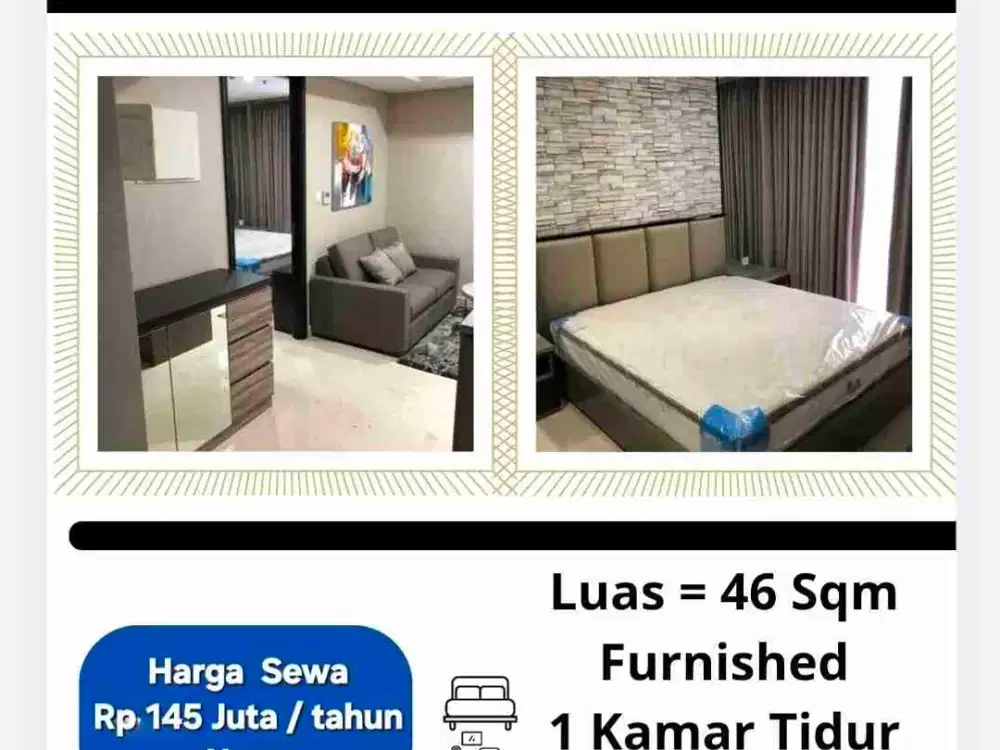 Apartemen Orchard At Satrio 1 BR Jakarta Selatan Furnished