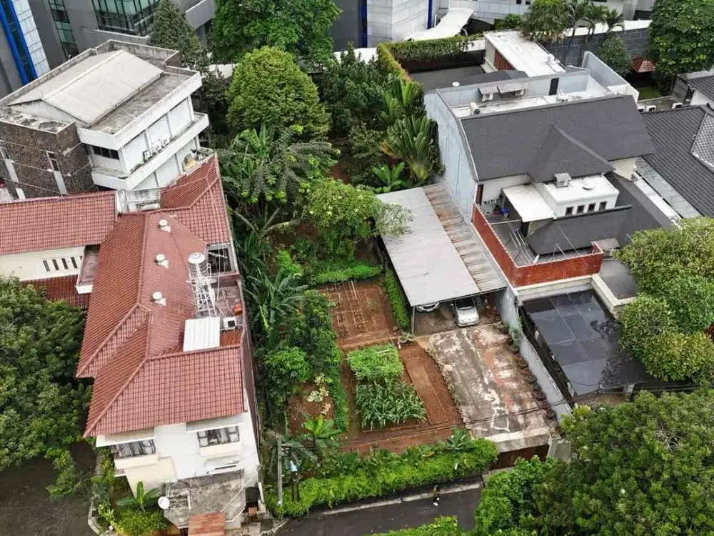 Jual Tanah Ampera Kemang Jakarta Selatan 933 m² SHM Hadap Utara Area Tenang Jalan Lebar