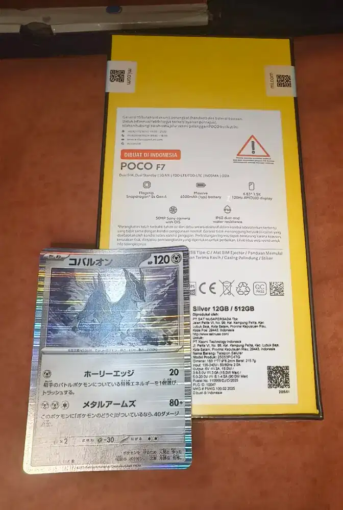 Poco F7 Bnib 12/512 snapdragon no repack