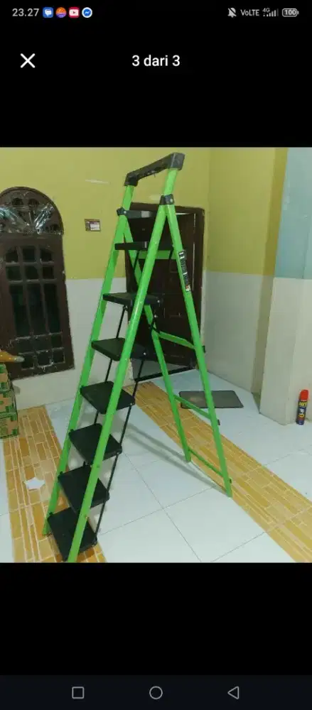 tangga lipat alumanium 2 meter