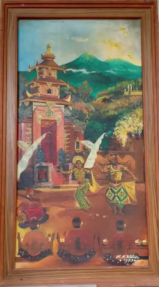 Lukisan Antik HE Wohon 1973