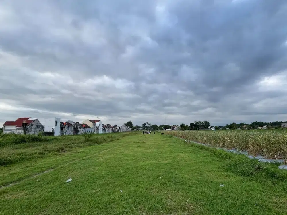 Tanah SHM Godean Bernilai Tinggi Akses Jalan Lebar 5 Menit ke Ringroad