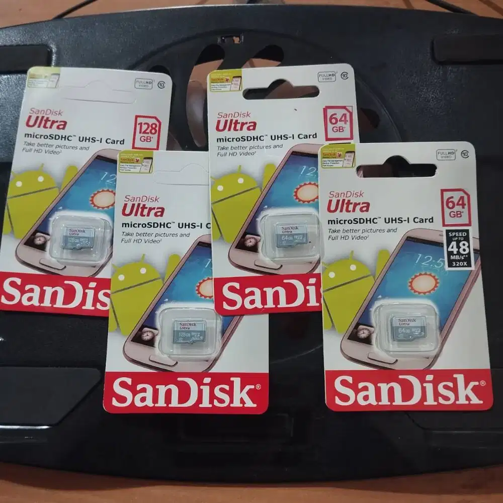 Memory Card SanDisk Ultra 128GB MicroSDXC Class 10 U1 A1 100MB/s Full