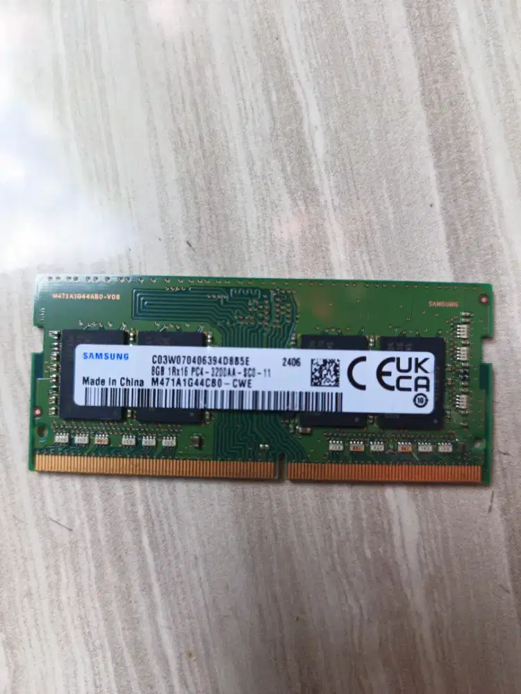 Sodimm RAM Laptop Samsung 8GB DDR4 3200MHz