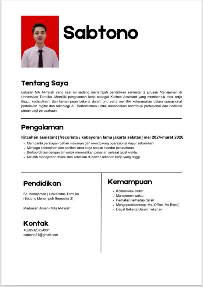 Cari lowongan kerja yang serius