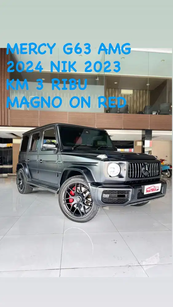 Mercy G63 Amg 2024 nik2023 Magno on Red Siap pakai