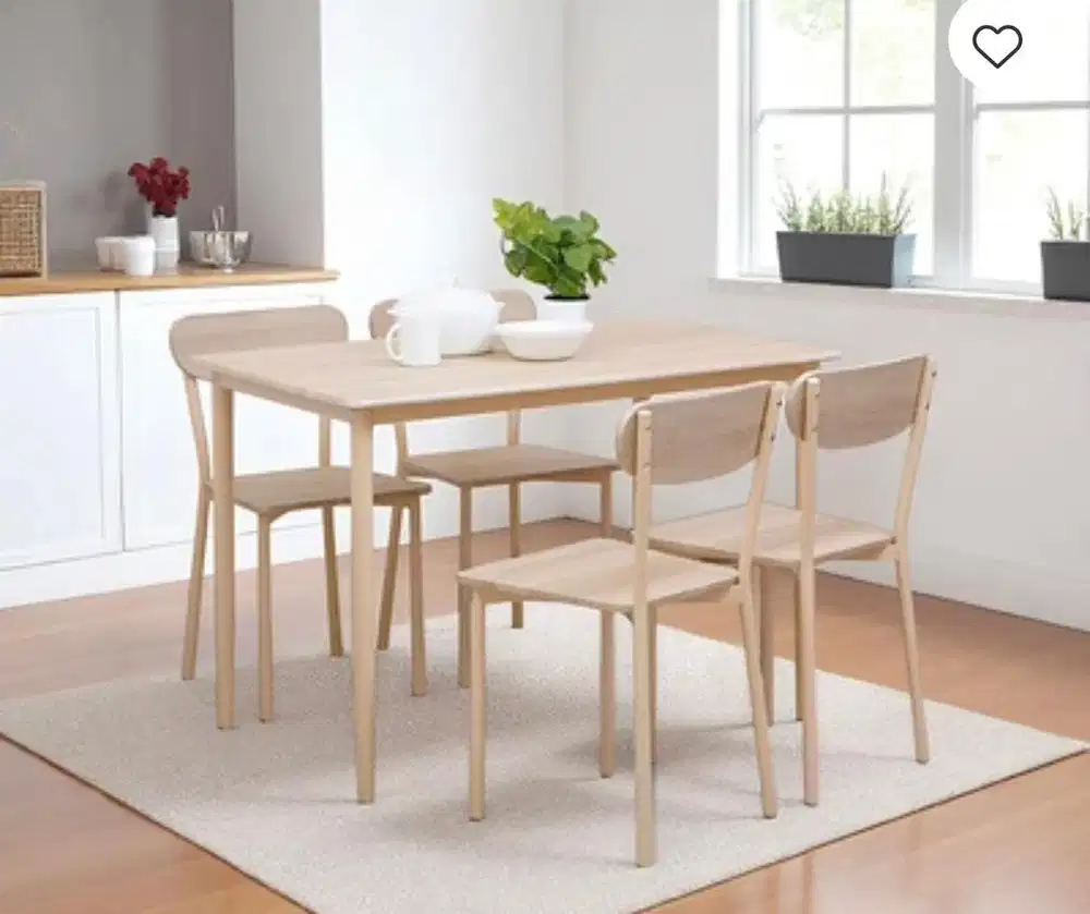 JUAL BARU SET MEJA MAKAN MINIMALIS