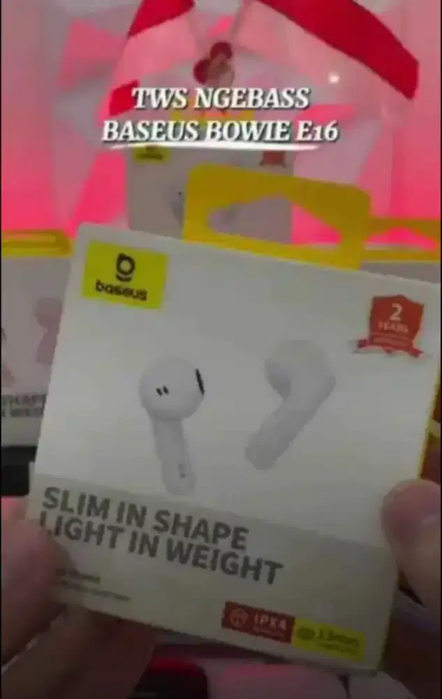 Terlaris! Headset Bluetooth Baseus Bowie E16