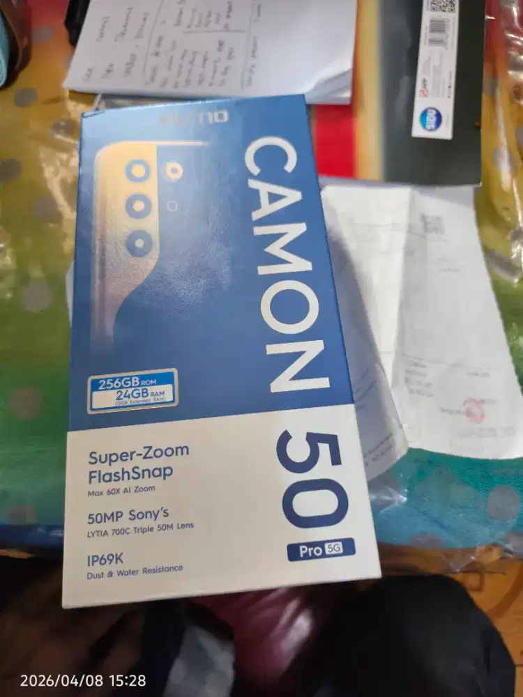 Tecno camon 50 pro 12+/256 fullset like new