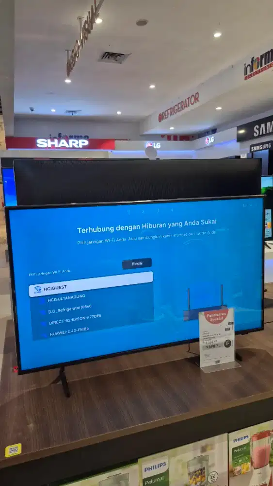 Ready stok tv samsung 43 inc smart tv