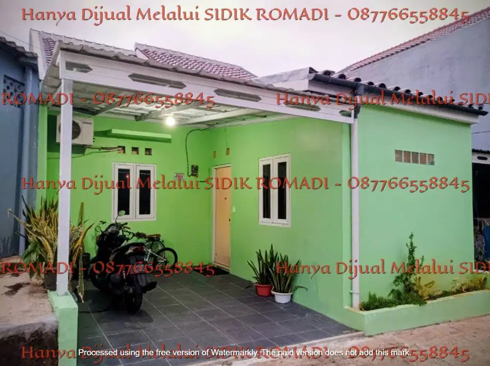 Jual Murah 1 Unit Rumah dalam Komplek Bebas Banjir dan Kondusif
