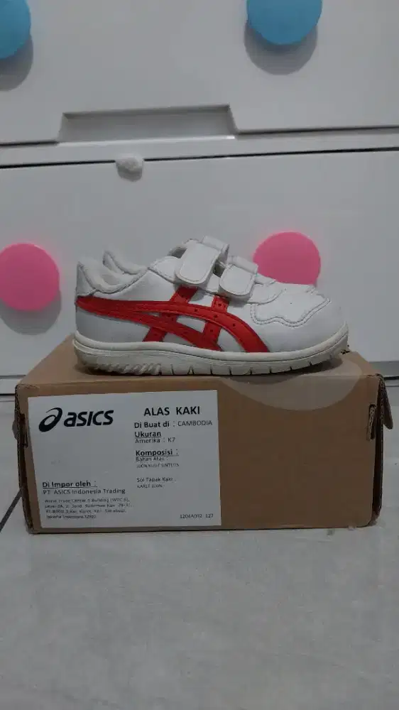 Sepatu anak asics japan