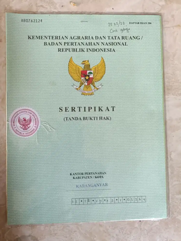 Jual Tanah Pinggir Jalan Aspal di Karangturi dekat KA City