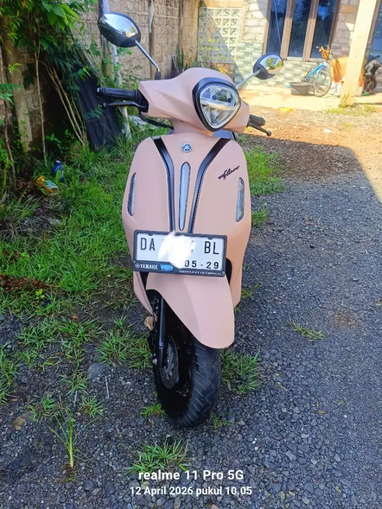 Yamaha grand Filano pink 2024 kilometer 12 rb siap pakai