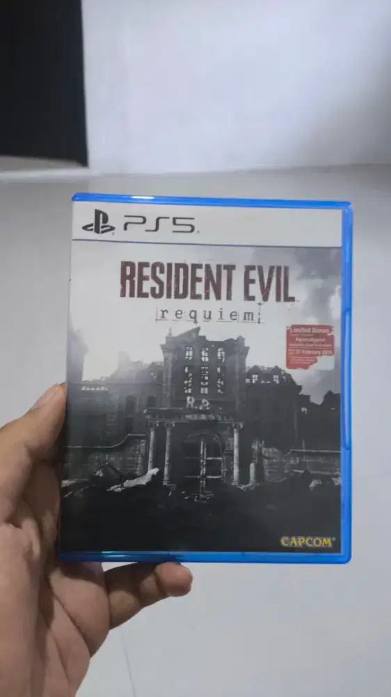 Kaset bd resident evil 9 requiem ps5