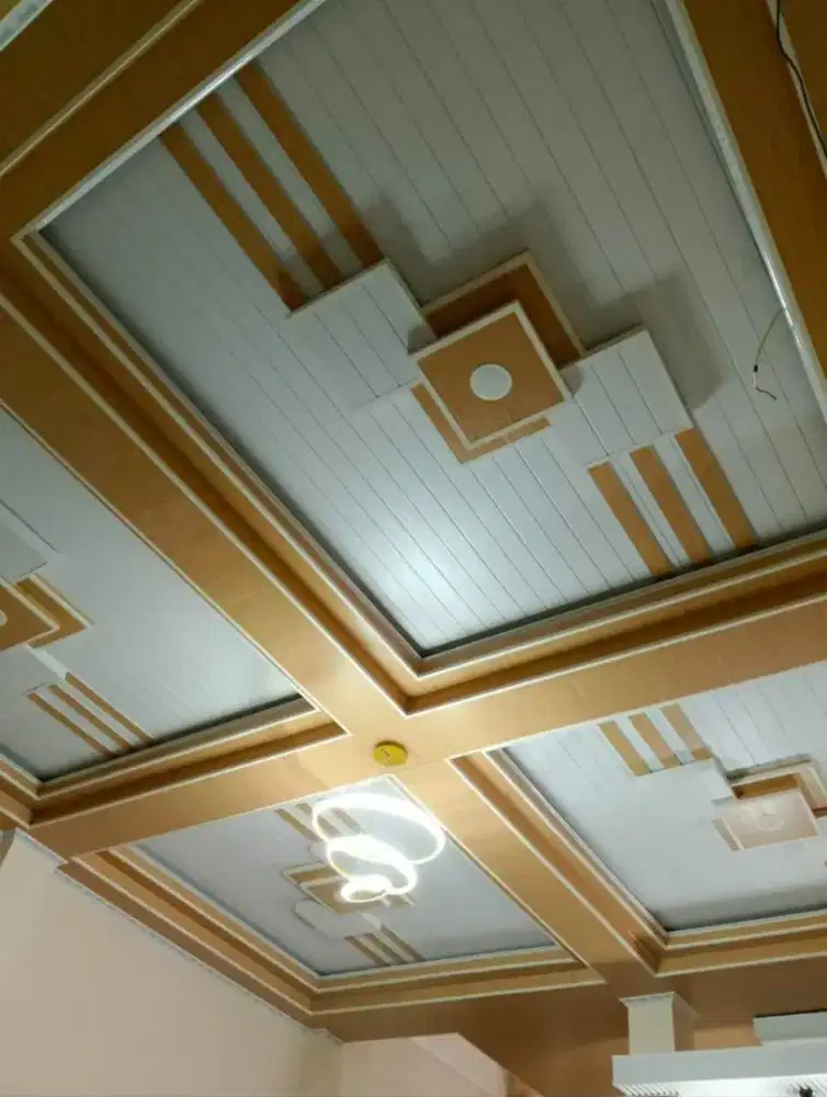 Plafon pvc, interior dan baja ringan
