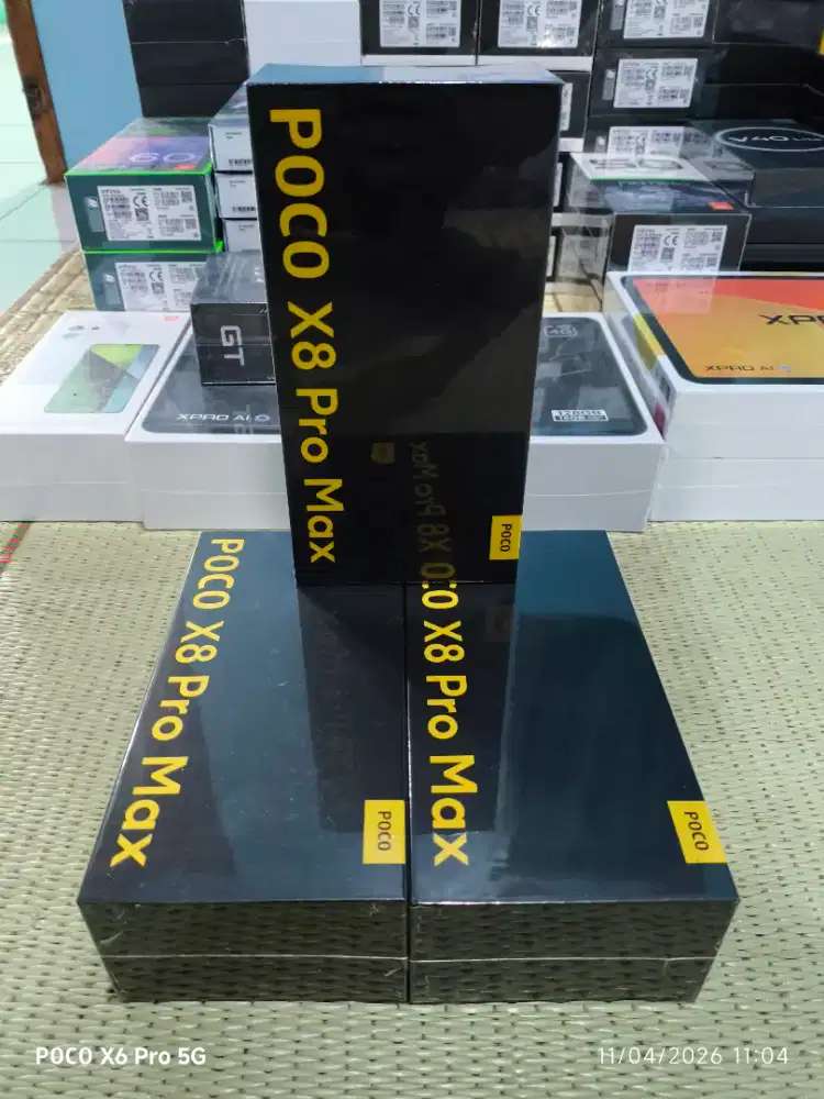 Poco x8 pro max 12/512 baru dan segel murah
