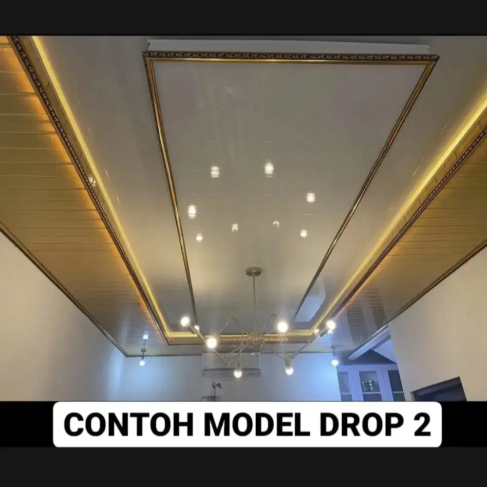 Plafon pvc, interior dan baja ringan