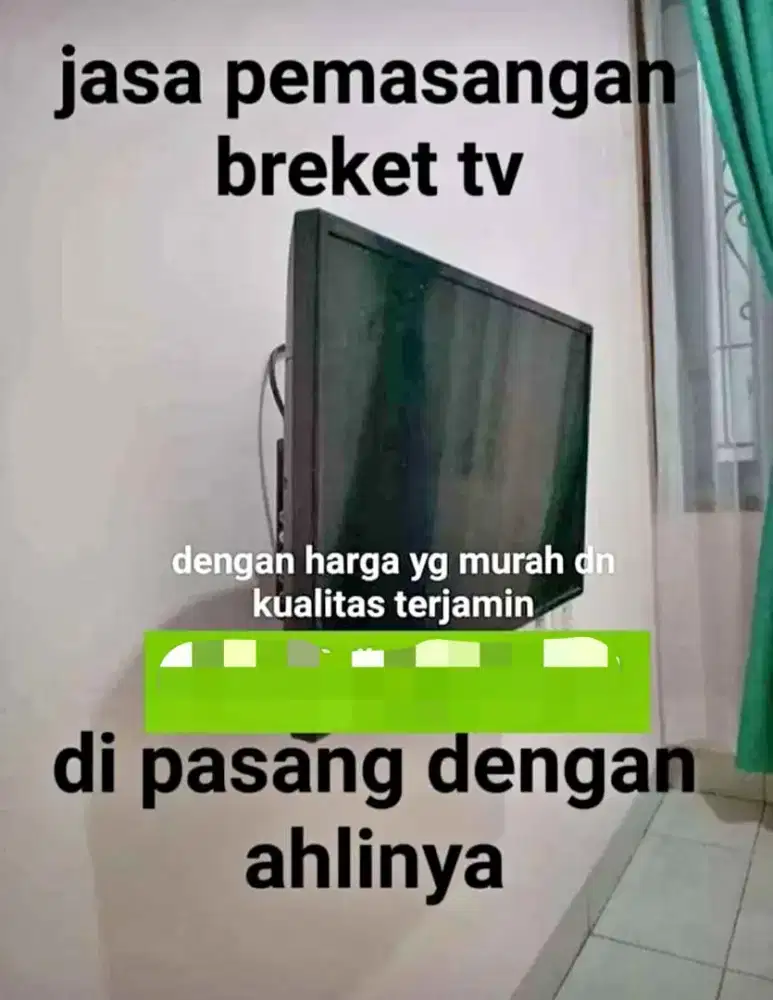 Bracket tv gantungan tv/briket tv/braket tv/breket tv