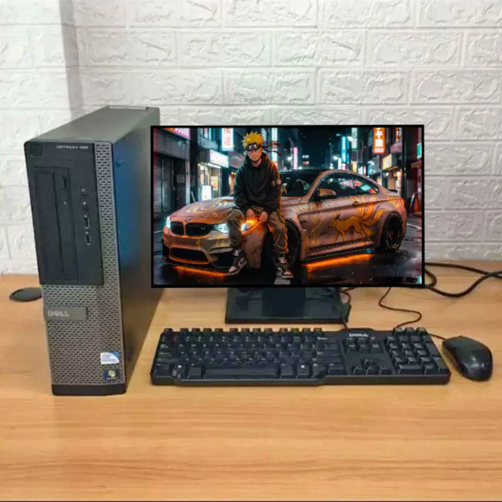 PC GAMING FULSET + LCD + RAM 8 GB + VGA 1 GB + HD 500 GB + GAMES APP