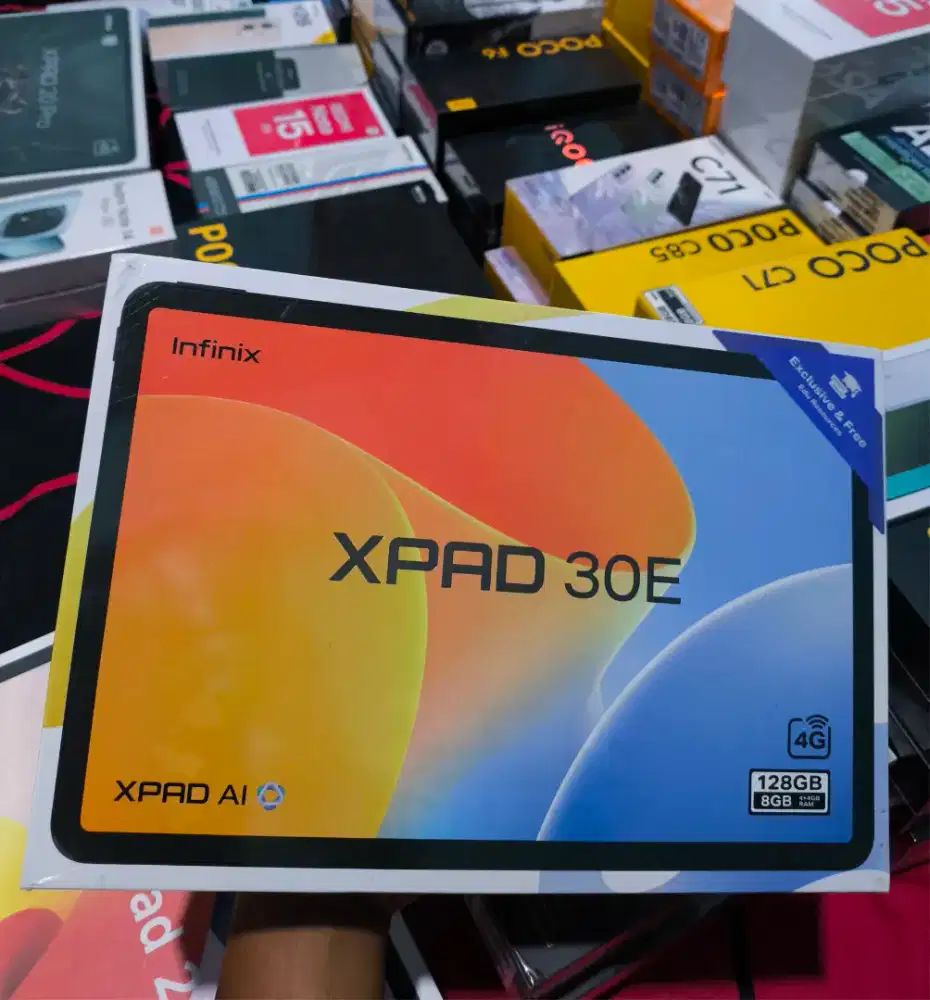 Infinix xpad 30e 4/128 baru dan segel murah