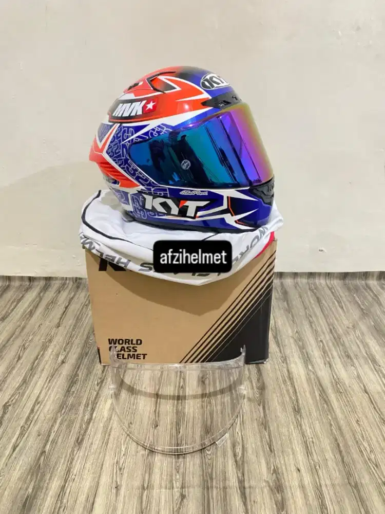 Helm KYT NX race Isac Vinales Blue