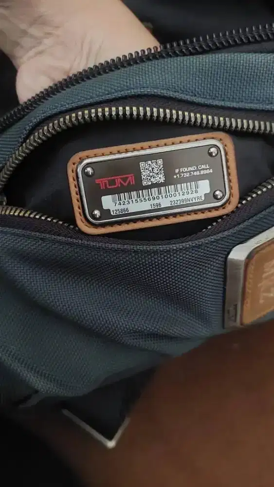 Tas TUMI Pria Original 100% - Green