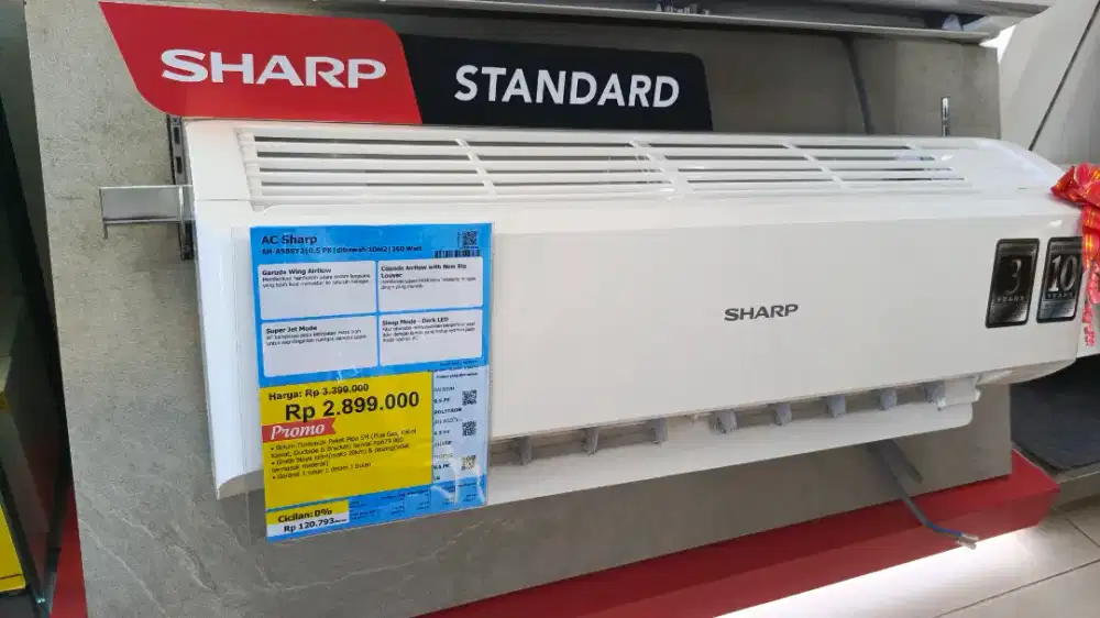 AC SHARP 0.5PK CICILAN 0% DP