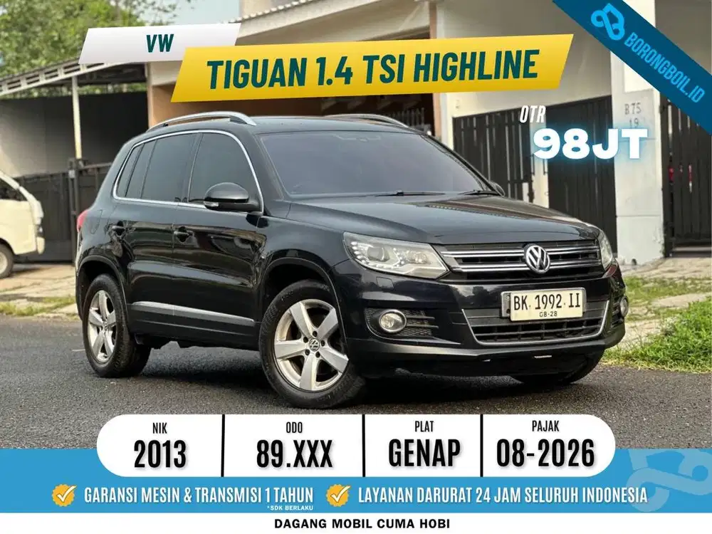 Vw Tiguan 1.4 TSi AT 2013 Hitam Metalik