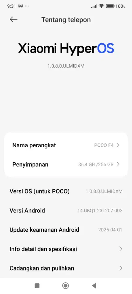 Poco F4 5g 8/256