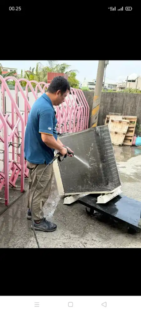 Servis AC kulkas mesin cuci kompa air dll bergaransi