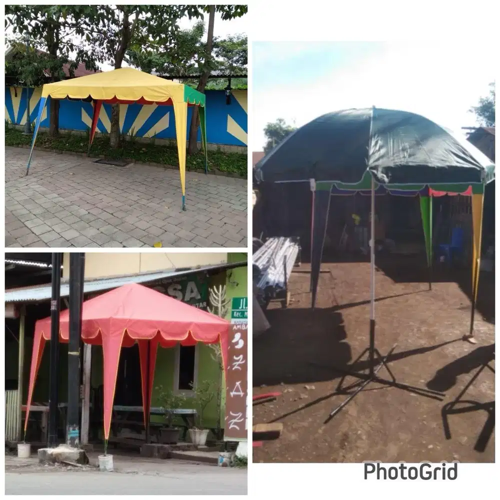 Tenda kafe dan tenda payung (bs antr skitr  medan)