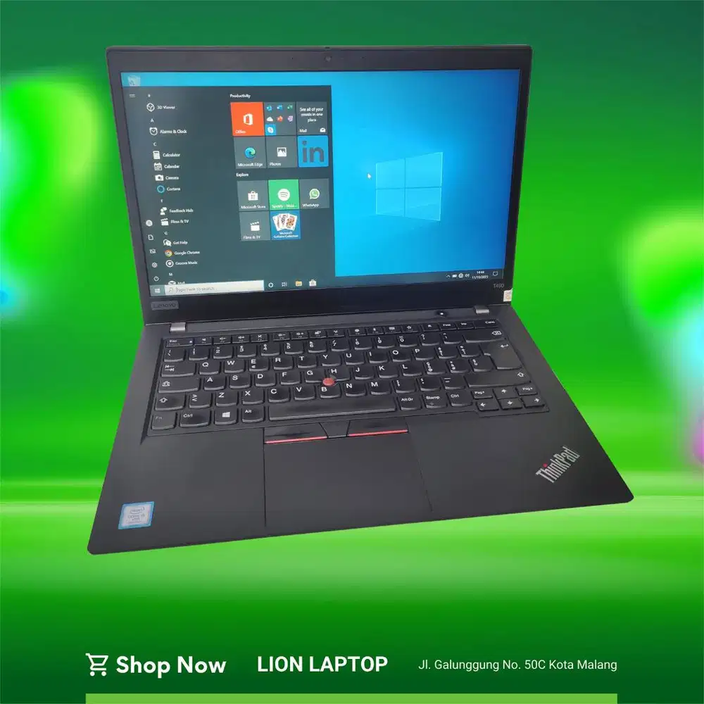 RAM 16GB i5 Gen 8 SSD 256GB Lenovo Thinkpad T490 [12|04]