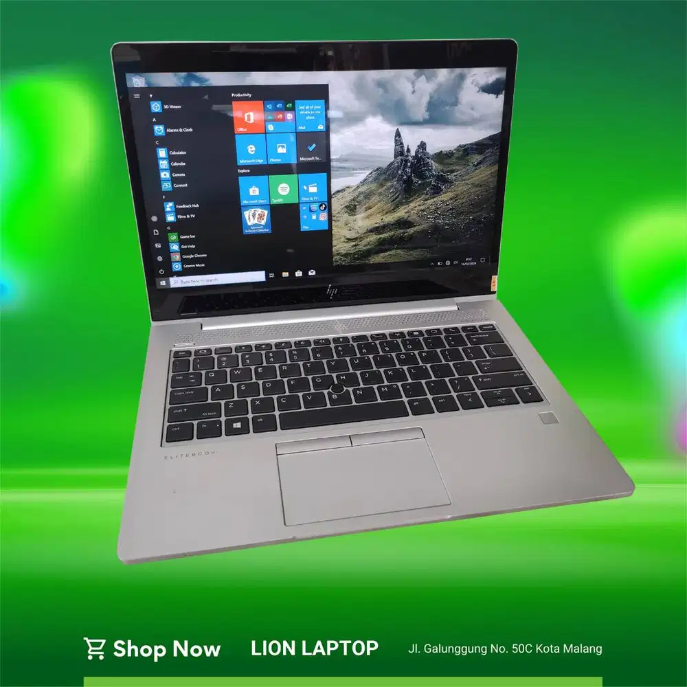 Core i7 gen 8 RAM 8GB Touchscreen Slim HP Elitebook 830 G6 [12|04]