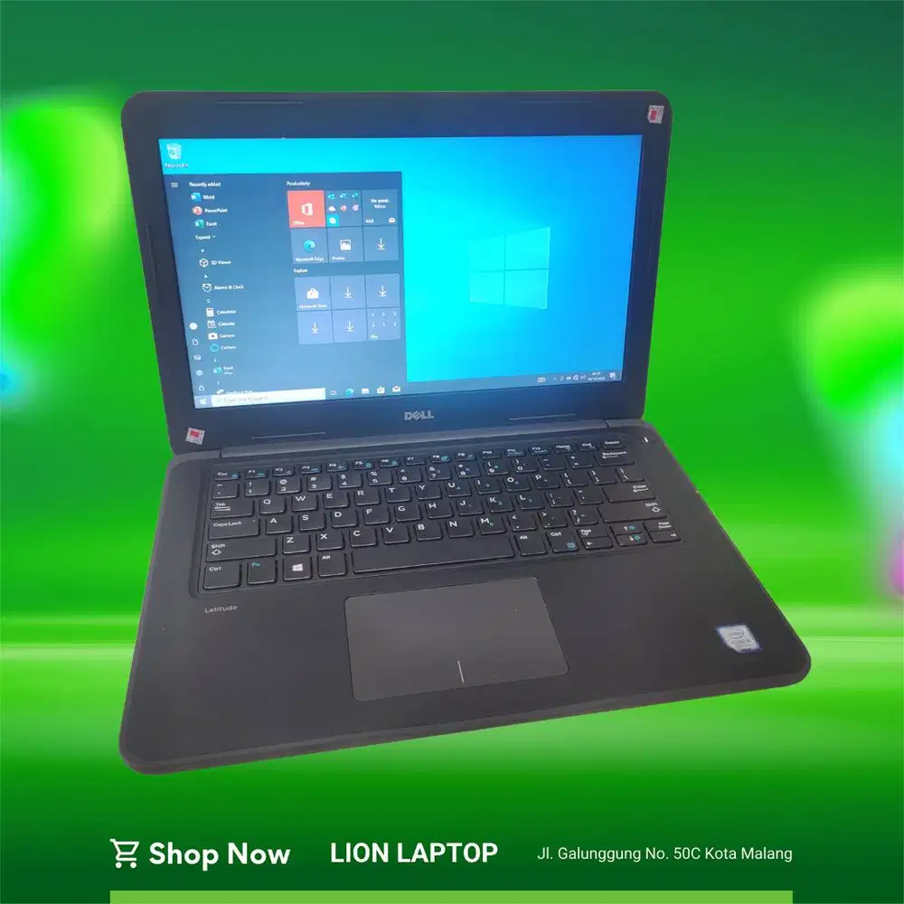 Core i5 Gen 7 Murah Mulus RAM 8GB SSD 256GB Dell Latitude 3380 [12|04]