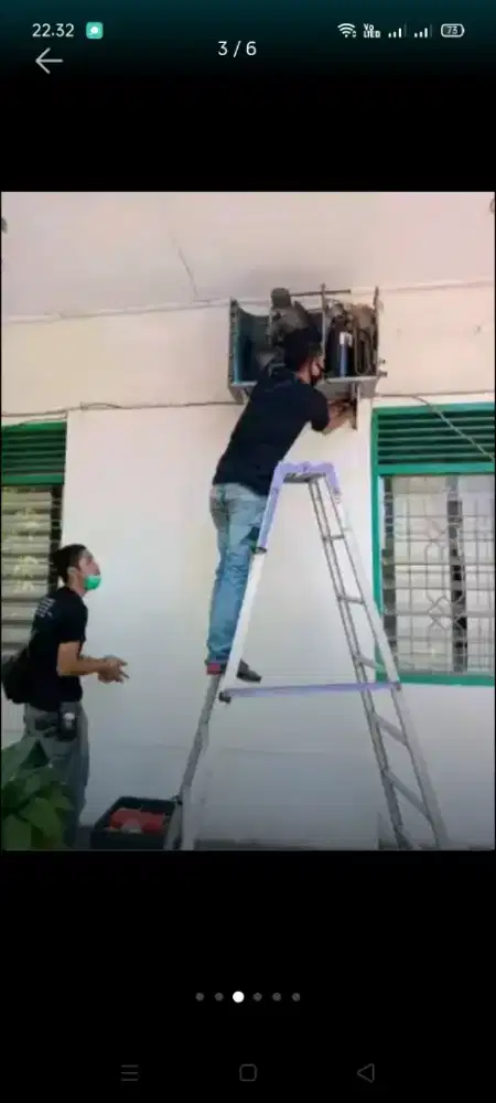 Servis AC kulkas mesin cuci kompa air dll bergaransi