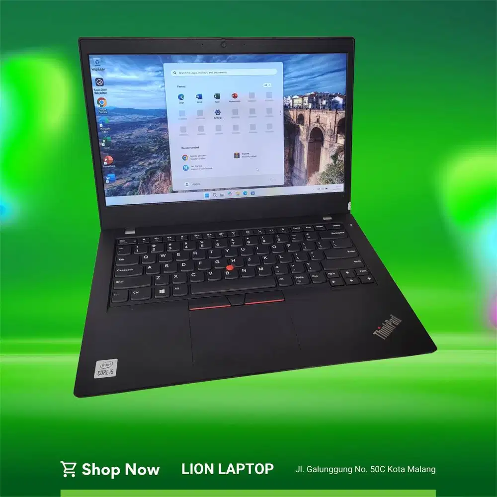 i5 Gen 10 Murah RAM 8GB SSD 256GB Lenovo Thinkpad L14 [12|04]