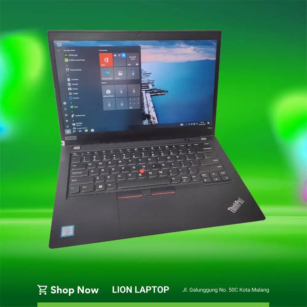 Double VGA NVIDIA Core i5 8/256 Slim Lenovo Thinkpad T490 [12|04]