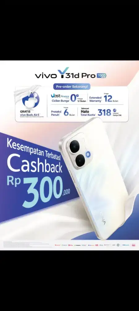 Pre order vivo y31d pro