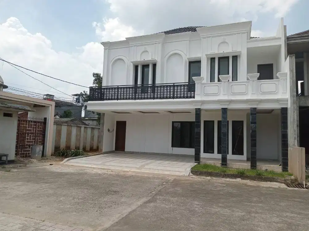 Rumah Besar 7 Kamar SHM Baru Jadi – Harga bawah Jakarta, Dekat Cibubur