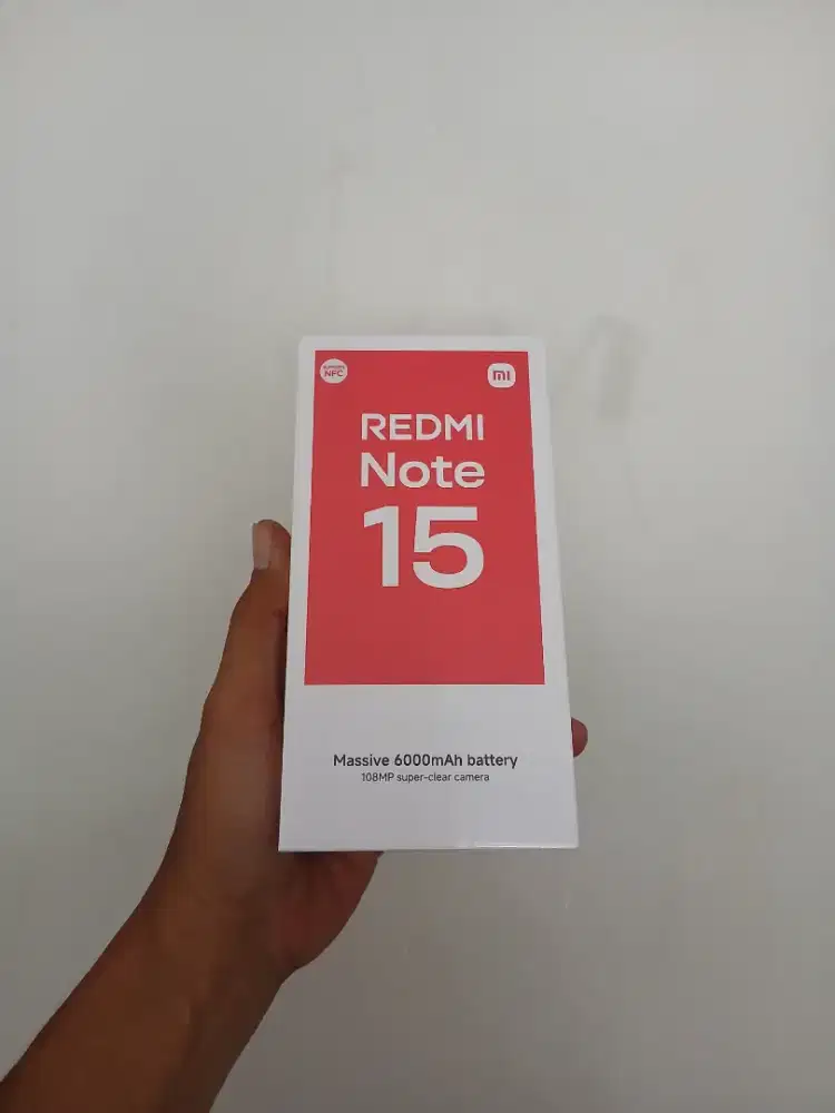 Fast respon WA Xiaomi Redmi Note 15 8/128 Garansi resmi 1thn