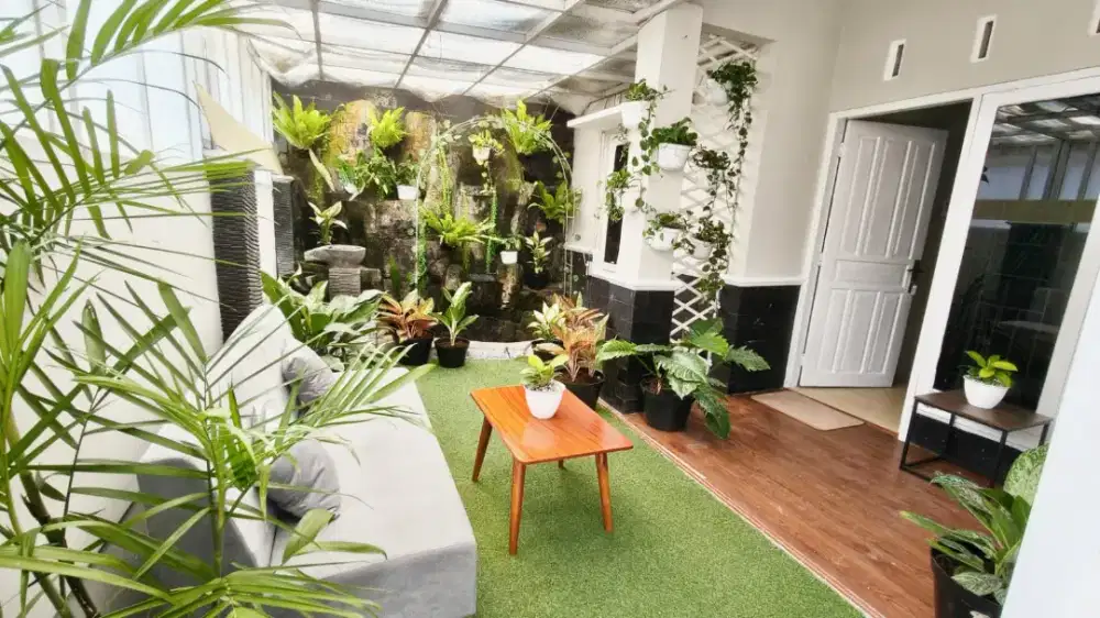 Jual rumah baru bonus prabotan dekat pasar pleret