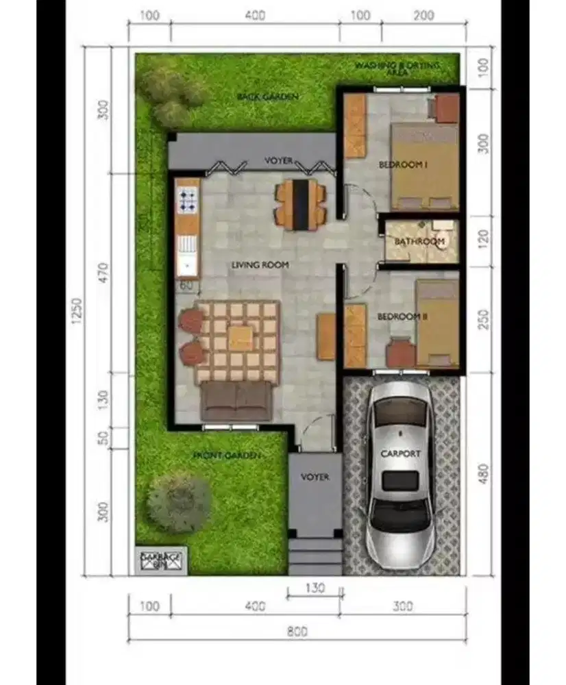 Dikontrakkan Rumah siap huni